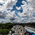 Com muito sol e nuvens, capital paulista deve ter máxima de 30ºC hoje (Edu Garcia/R7 - 13.01.2023)